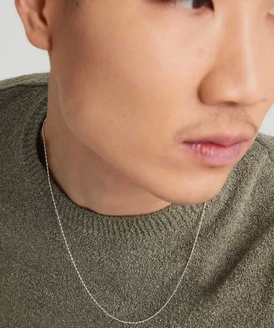 Sale Barrel Link Chain Necklace Necklaces