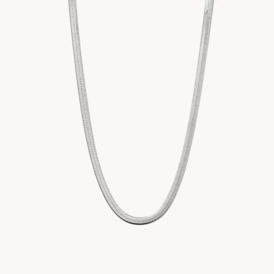 Best Bold Herringbone Chain Necklace Necklaces