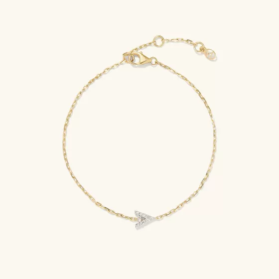 New Diamond Letter Bracelet Bracelets