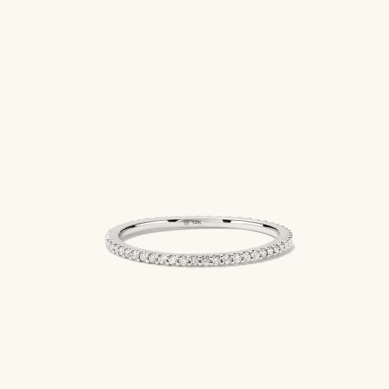 Shop Slim Diamond Eternity Band Rings